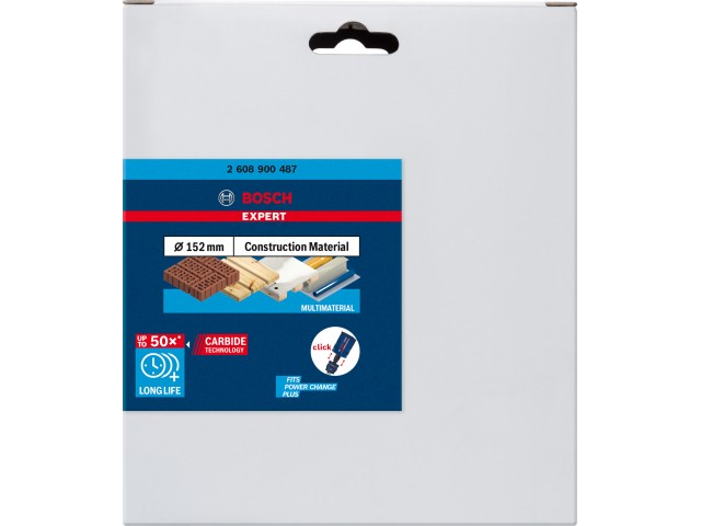 Žaga za izrezovanje lukenj Bosch EXPERT Construction Material, 152x60mm, 2608900487